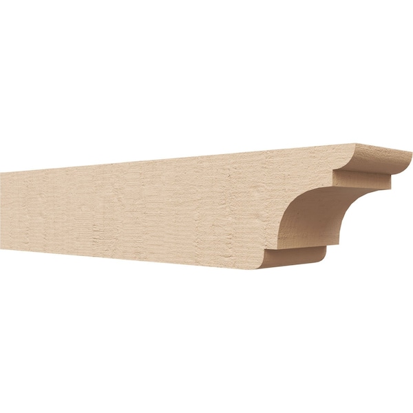 Ekena Millwork 4in. W x 4in. H x 20in. L New Brighton Woodgrain TimberThane Rafter Tail, Primed Tan RFTUR04X04X20NEBRCPR - main